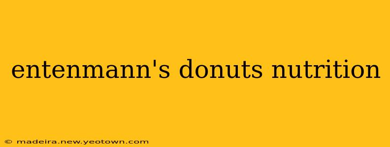 entenmann's donuts nutrition