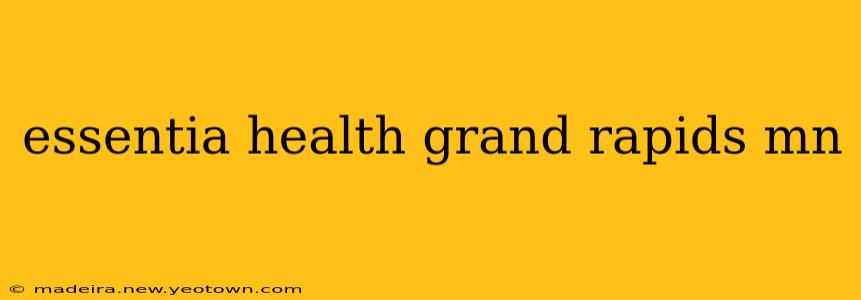 essentia health grand rapids mn