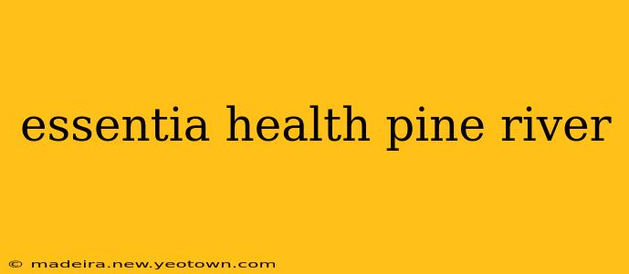 essentia health pine river