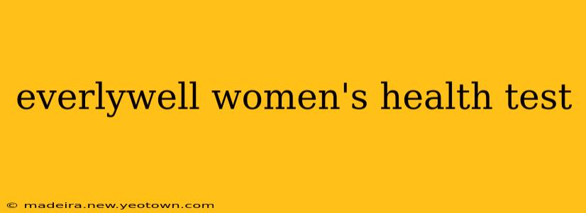 everlywell women's health test