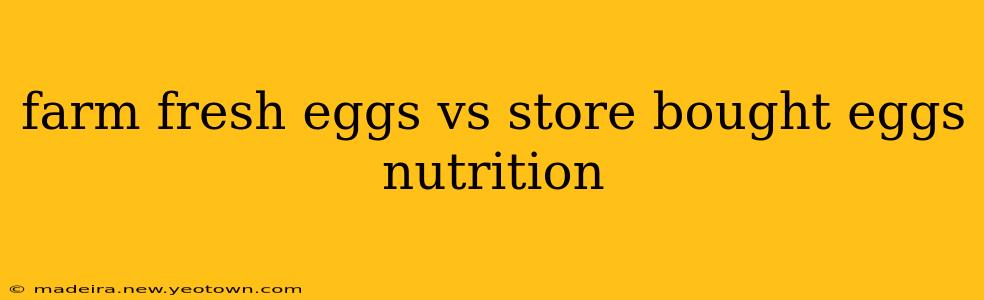 farm fresh eggs vs store bought eggs nutrition
