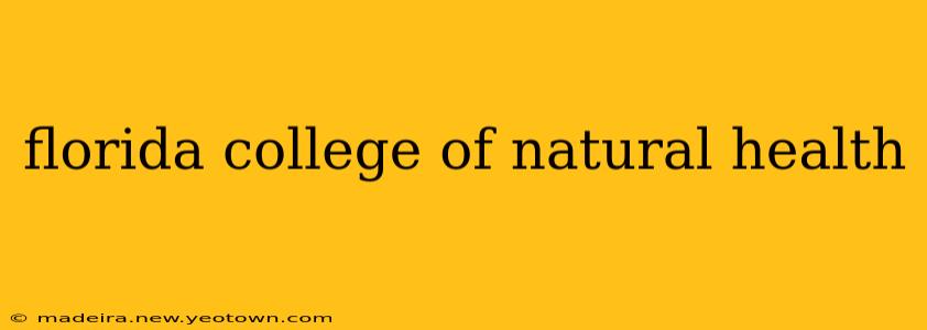 florida college of natural health