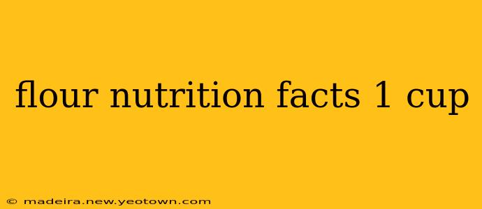 flour nutrition facts 1 cup