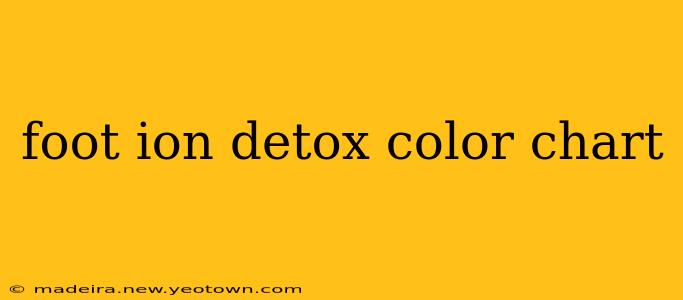 foot ion detox color chart