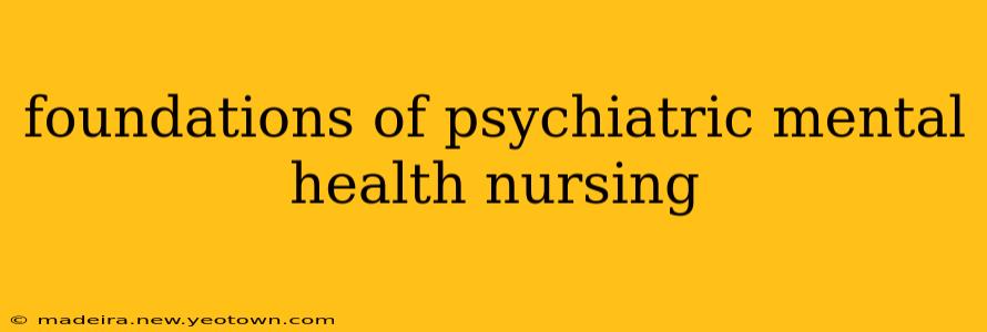 foundations of psychiatric mental health nursing