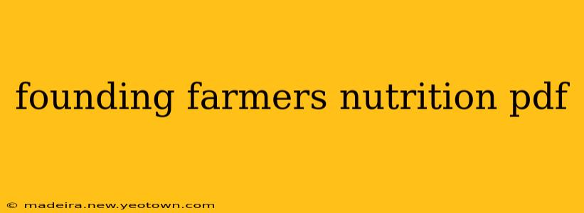 founding farmers nutrition pdf