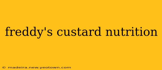 freddy's custard nutrition