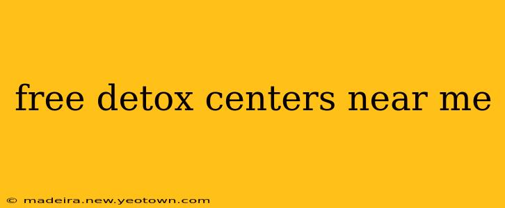 free detox centers near me