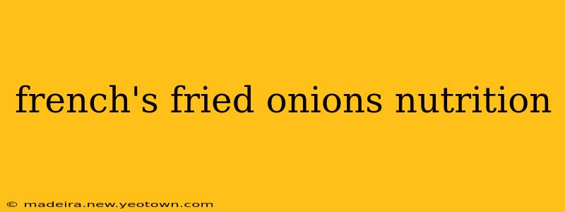 french's fried onions nutrition