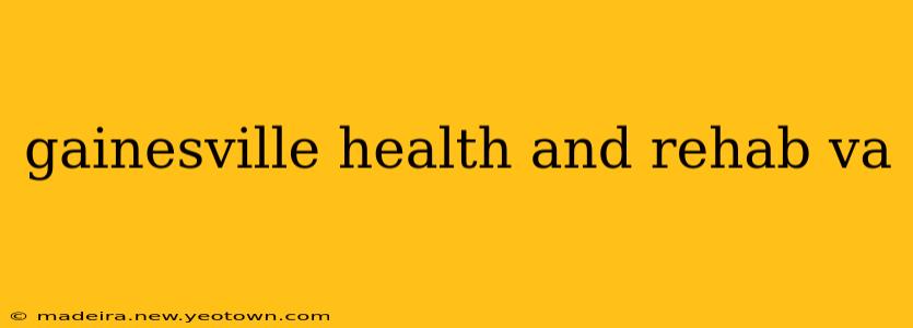 gainesville health and rehab va