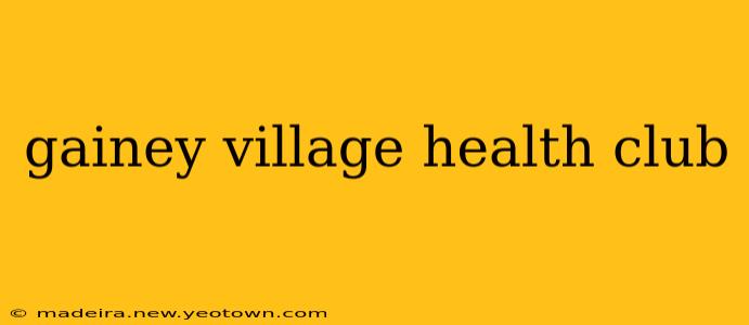 gainey village health club
