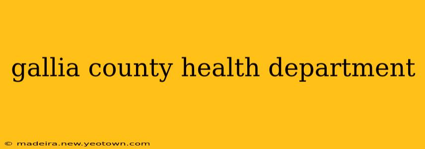 gallia county health department
