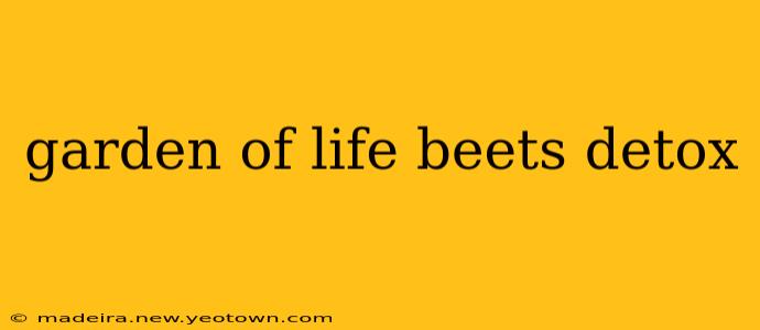 garden of life beets detox