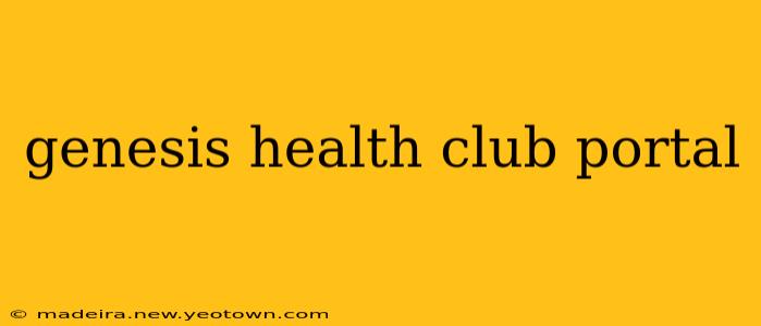 genesis health club portal