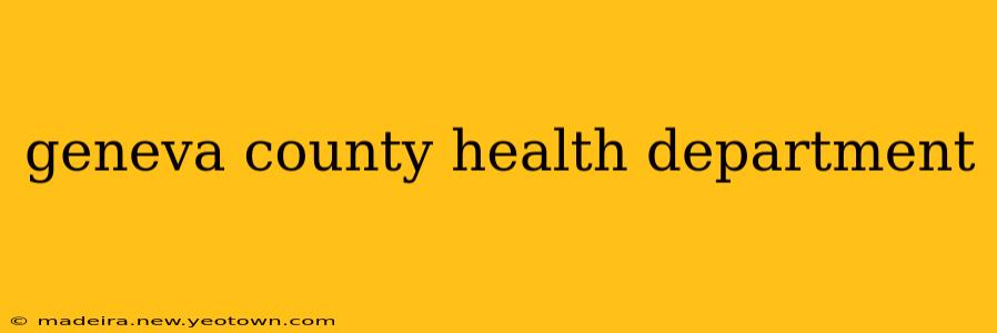 geneva county health department