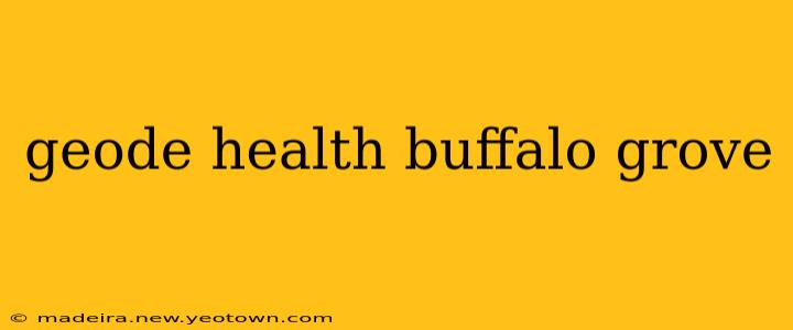 geode health buffalo grove