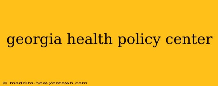 georgia health policy center