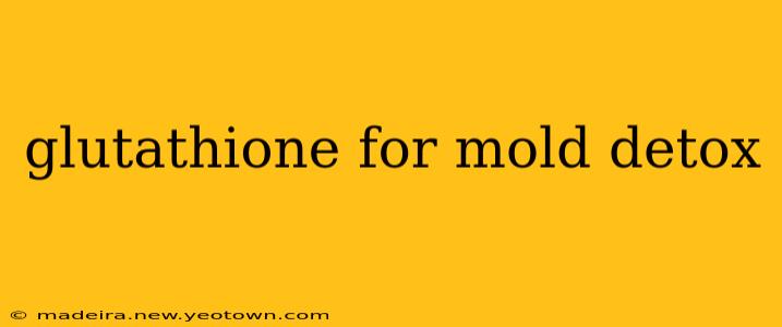 glutathione for mold detox