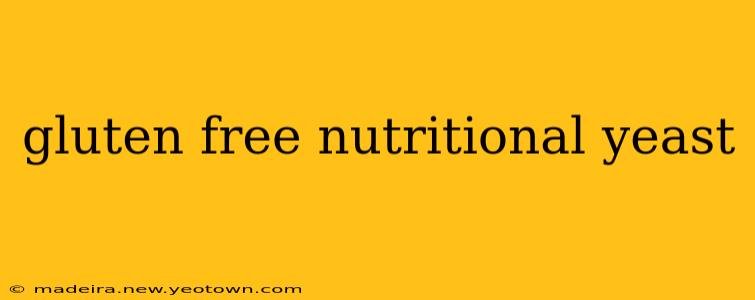 gluten free nutritional yeast
