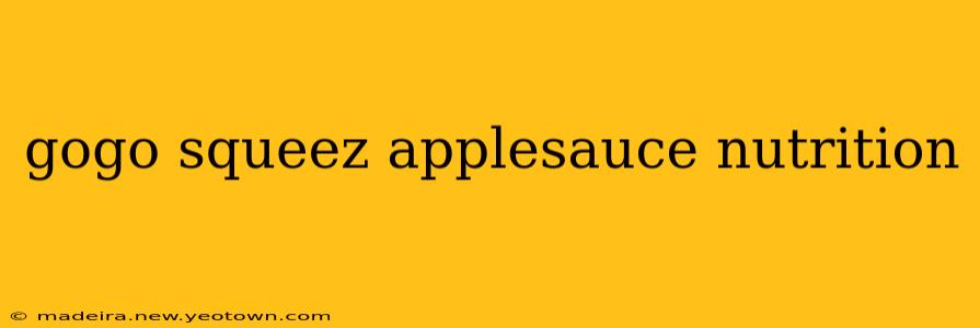 gogo squeez applesauce nutrition