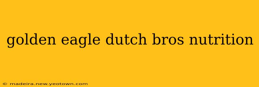 golden eagle dutch bros nutrition