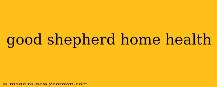 good shepherd home health