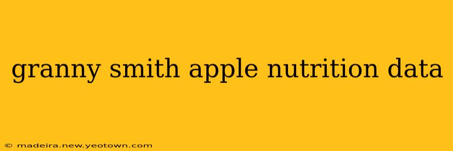 granny smith apple nutrition data