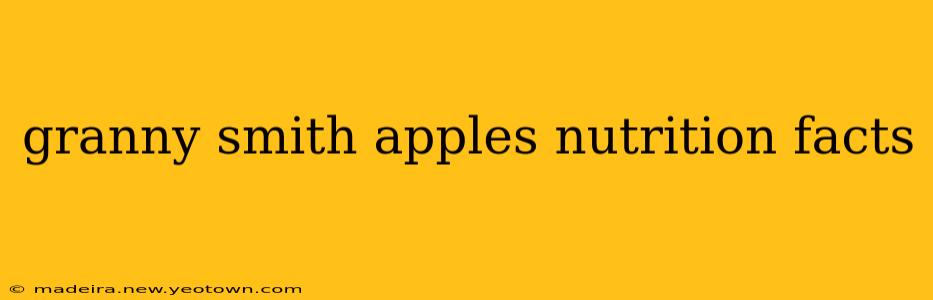 granny smith apples nutrition facts