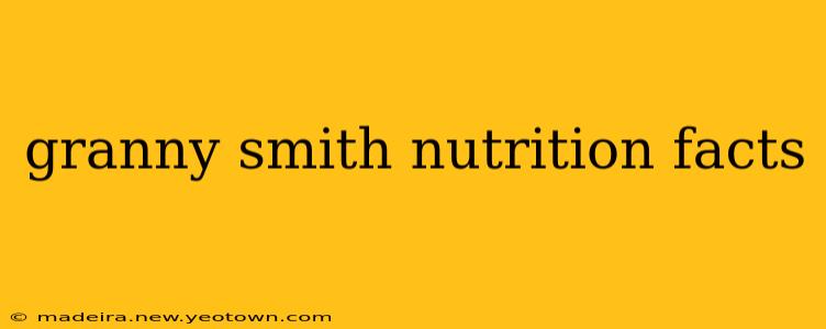 granny smith nutrition facts
