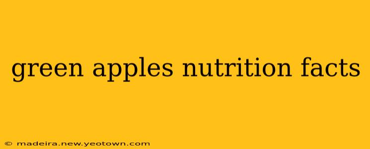 green apples nutrition facts