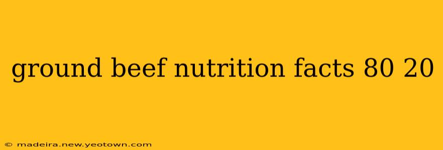 ground beef nutrition facts 80 20