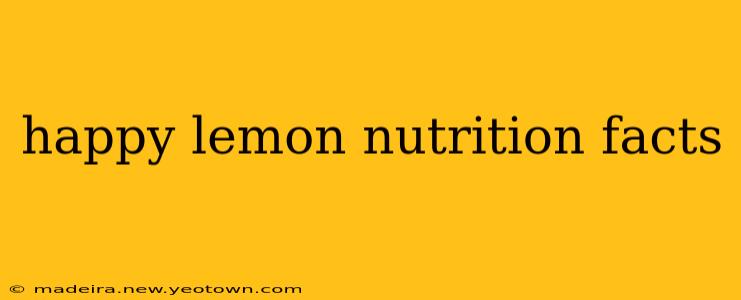 happy lemon nutrition facts