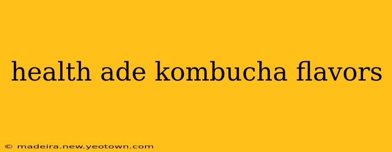 health ade kombucha flavors