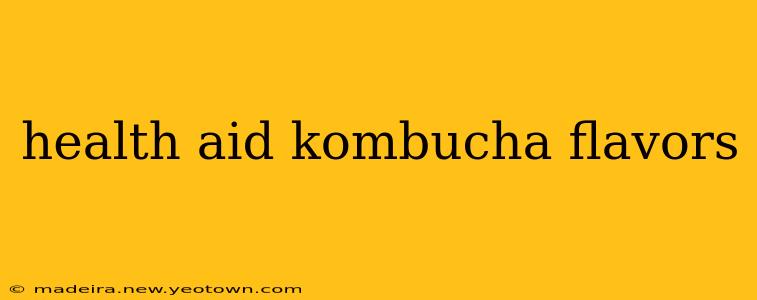 health aid kombucha flavors