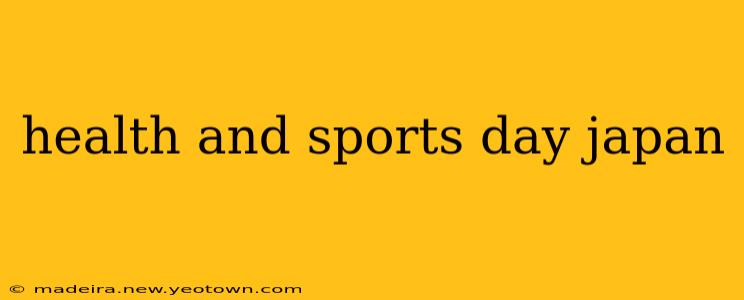 health and sports day japan