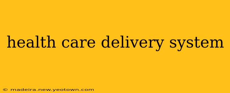 health care delivery system