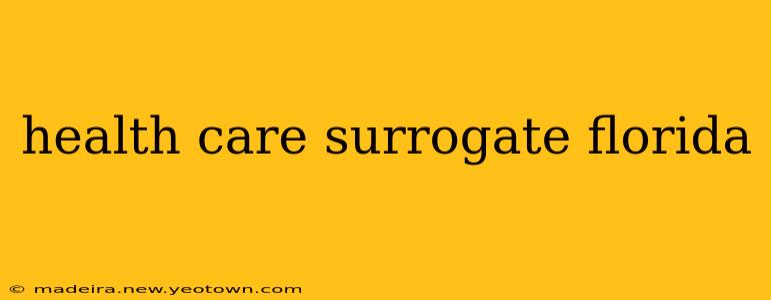 health care surrogate florida