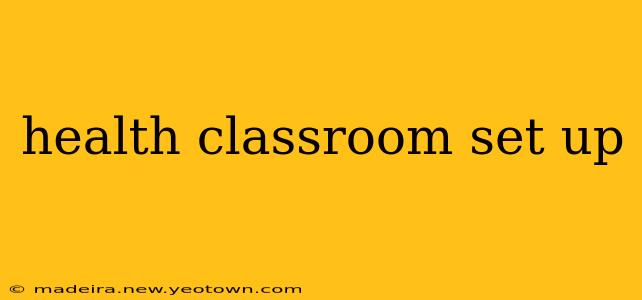 health classroom set up