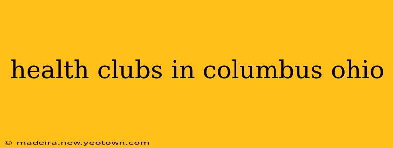 health clubs in columbus ohio