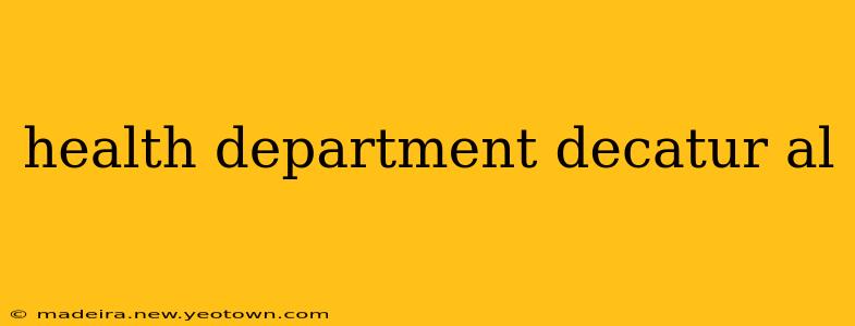 health department decatur al