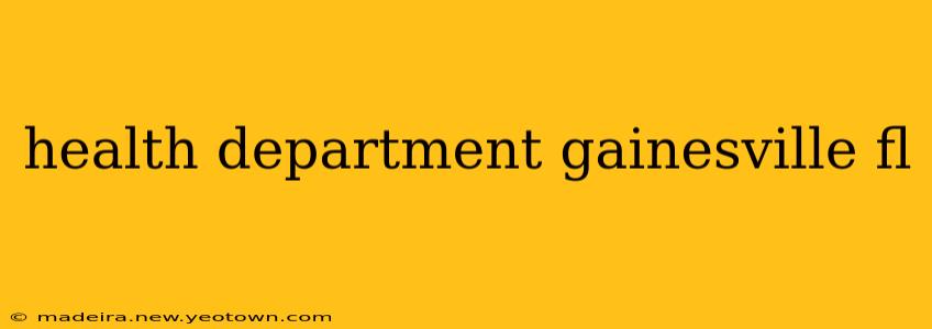 health department gainesville fl