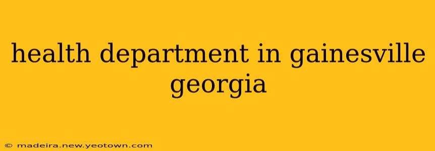 health department in gainesville georgia