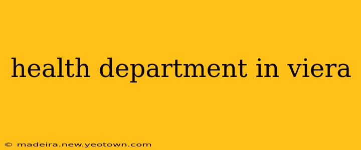 health department in viera