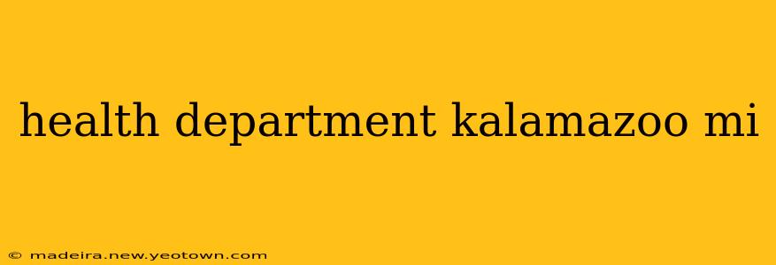 health department kalamazoo mi