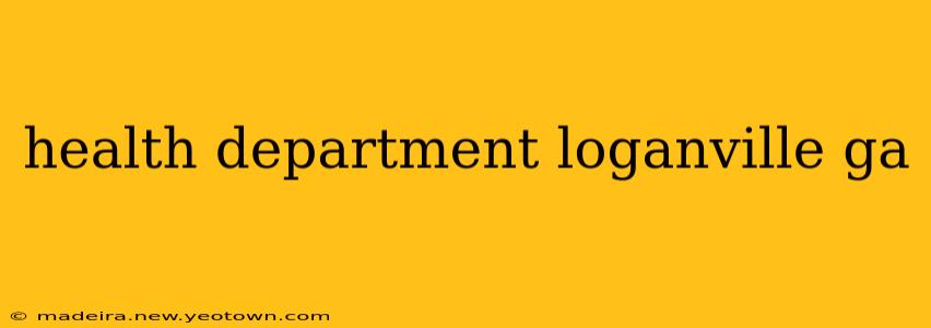 health department loganville ga