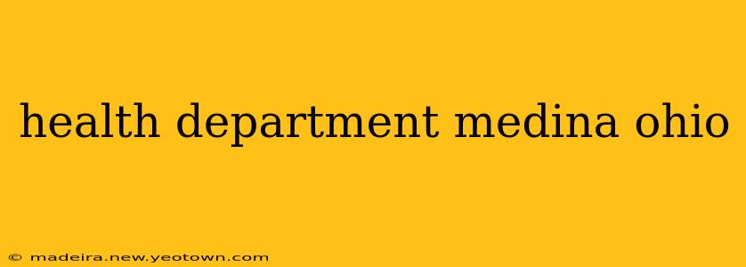 health department medina ohio