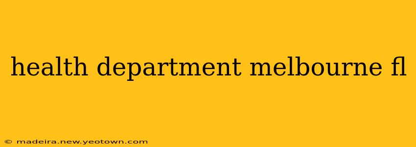 health department melbourne fl