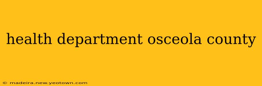 health department osceola county