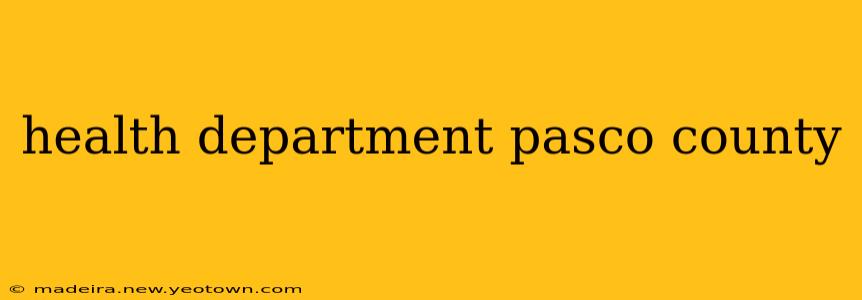 health department pasco county