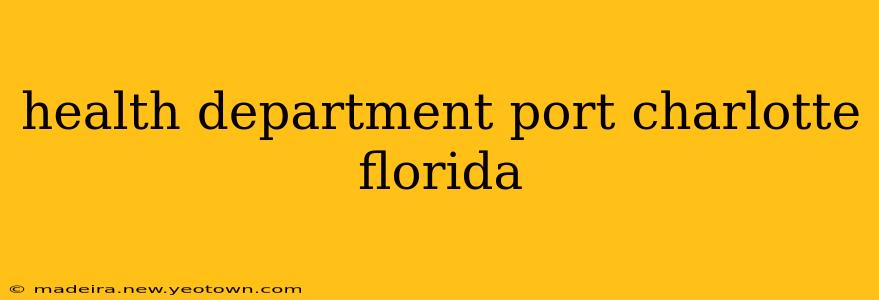 health department port charlotte florida